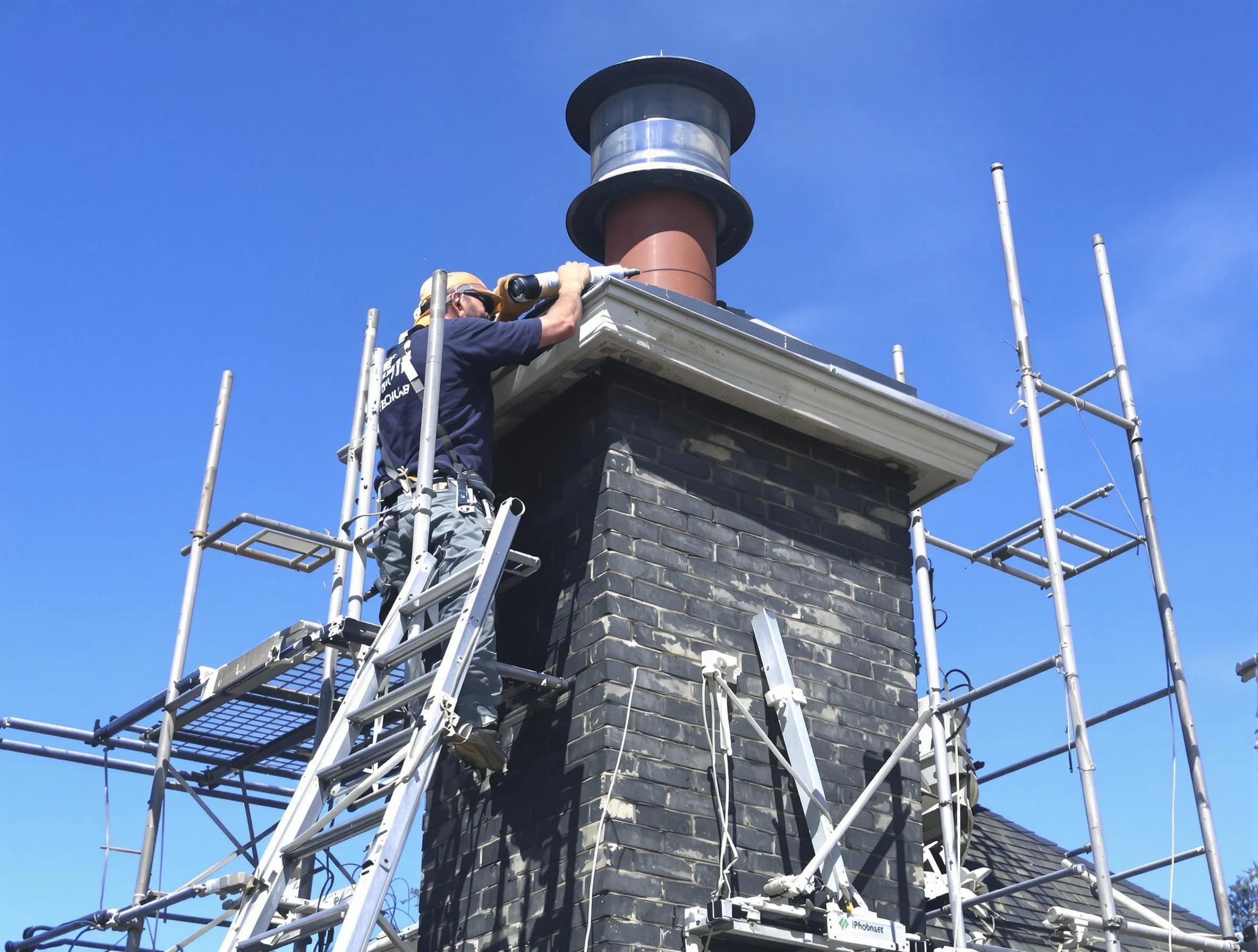 Sturdy chimney crown finished by Princeton Chimney Sweep in Princeton, NJ