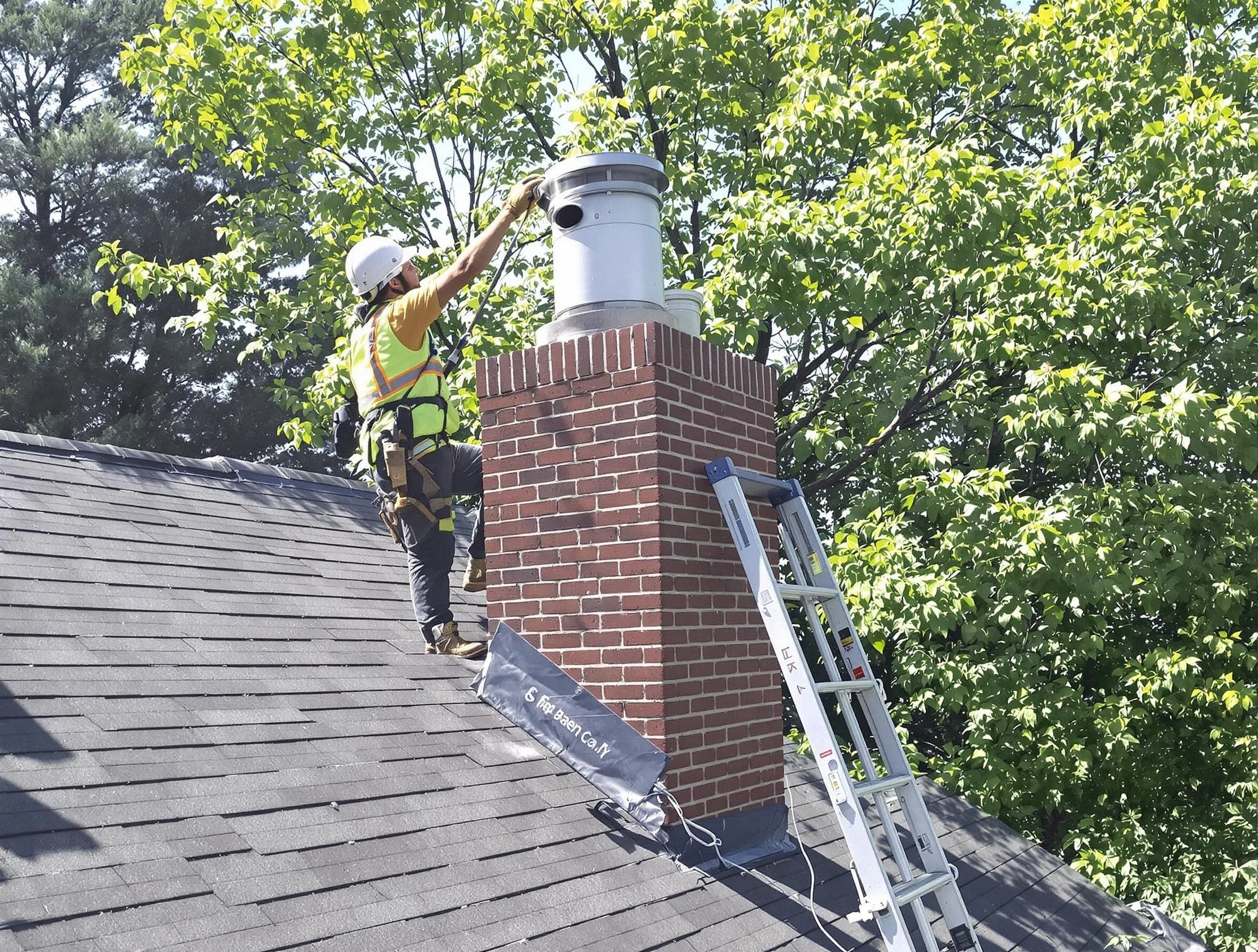 Chimney liner inspection by Princeton Chimney Sweep in Princeton, NJ