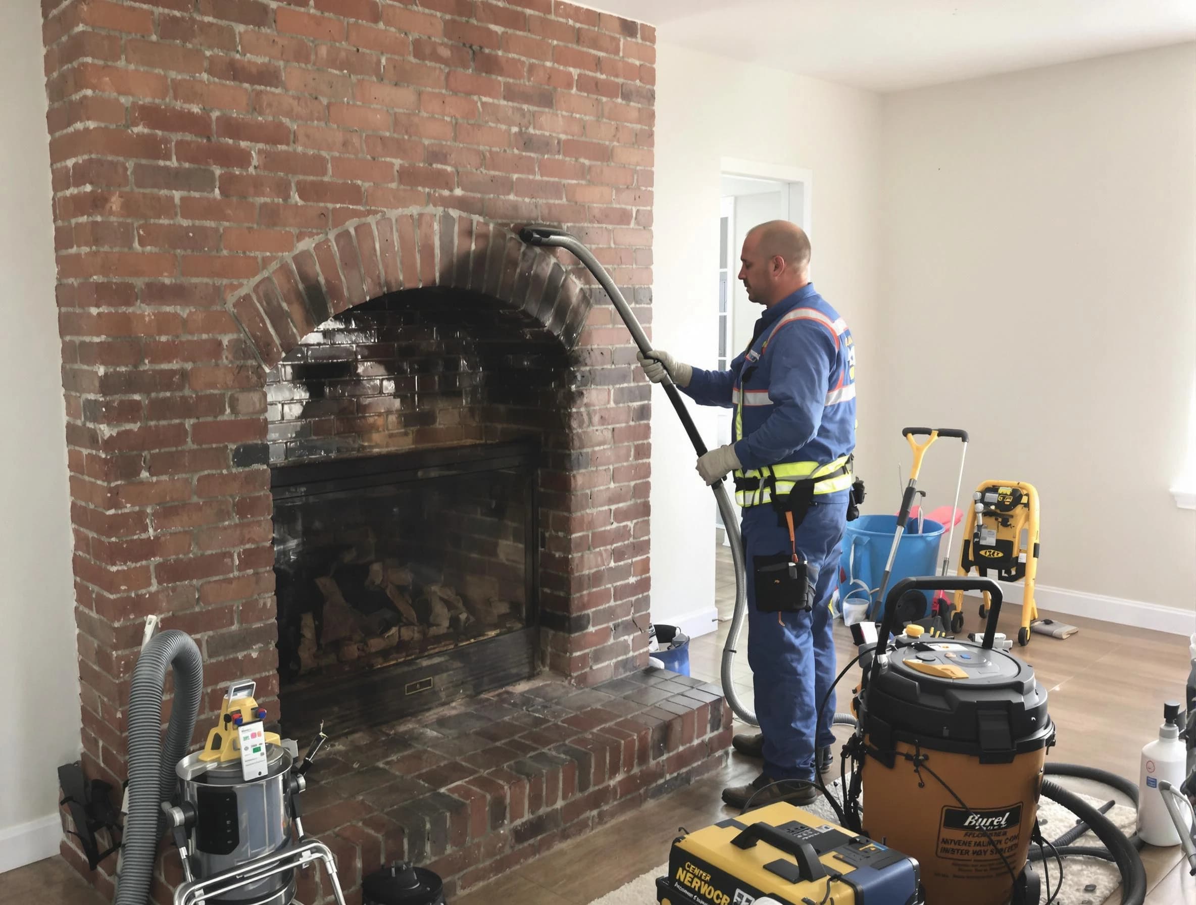 Princeton Chimney Sweep expert performing detailed chimney sweep in Princeton, NJ