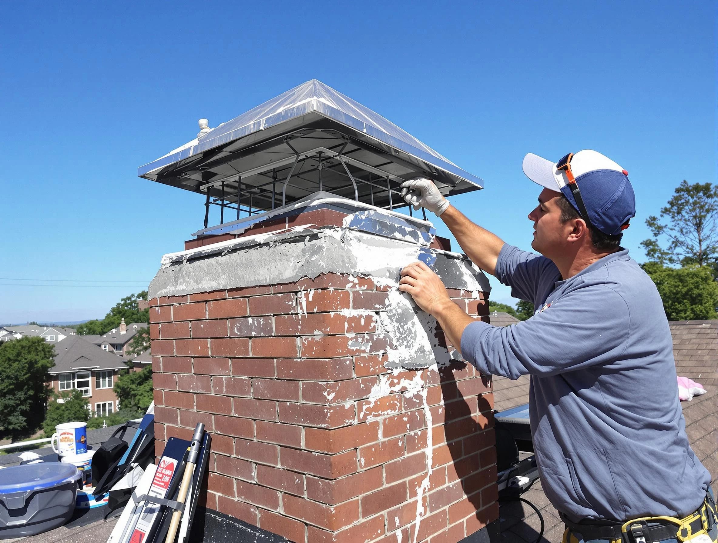 Chimney Crown Services service in Princeton, NJ